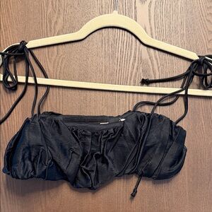 Zara Balloon Shoulder Tie Top